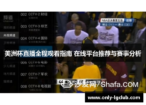 美洲杯直播全程观看指南 在线平台推荐与赛事分析