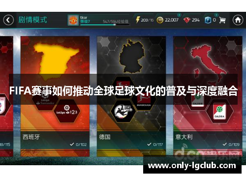 FIFA赛事如何推动全球足球文化的普及与深度融合